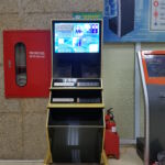 customer photo_travelers using free charging station service hanoi train station