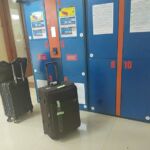 customer photo_travelers using left luggage storage and luggage locker service hanoi train station