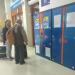 customer photo_travelers using left luggage storage and luggage locker service hanoi train station