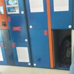 customer photo_travelers using left luggage storage and luggage locker service hanoi train station