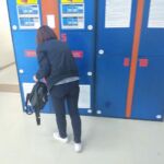 customer photo_travelers using left luggage storage and luggage locker service hanoi train station